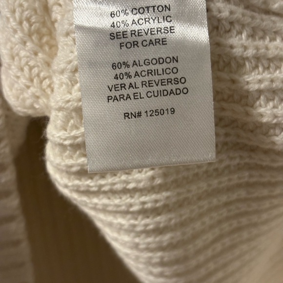 Joseph A VTG Colorful Crochet Accent Knit Cottagecore Granny Sweater XL - Picture 3 of 5